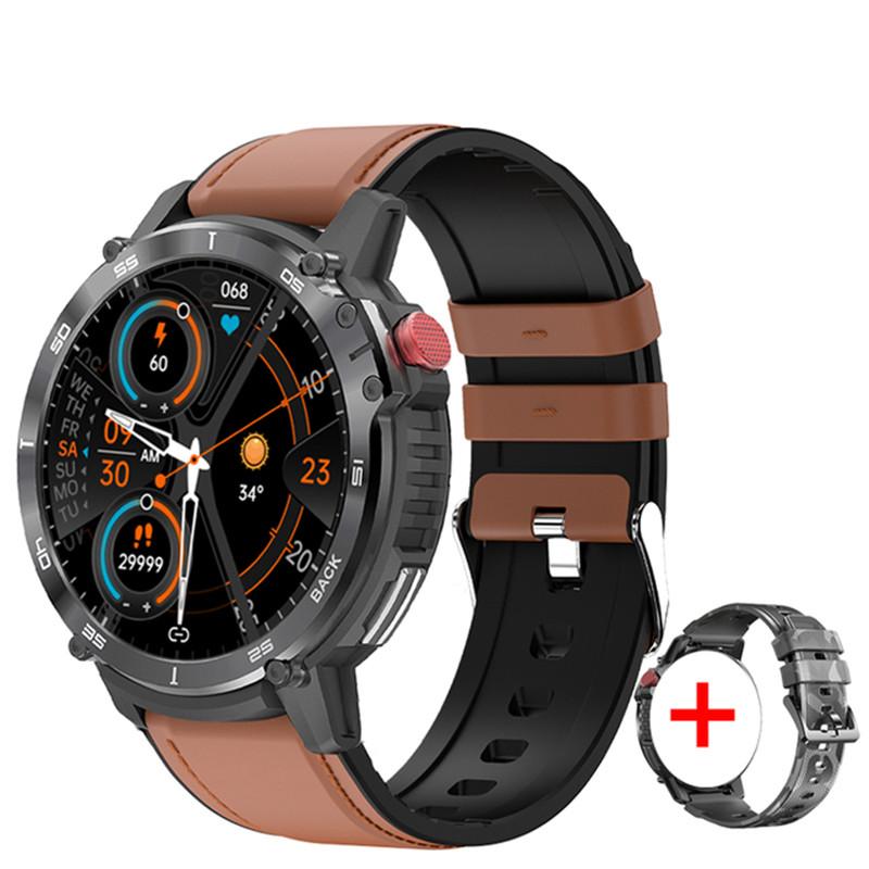 C22 Đồng hồ thông minh Đàn ông Bluetooth Gọi 1.6 inch HD Màn hình 4G Bộ nhớ 400mah Nhịp tim Thể thao khỏe mạnh Vòng đeo tay Vòng tay Smart