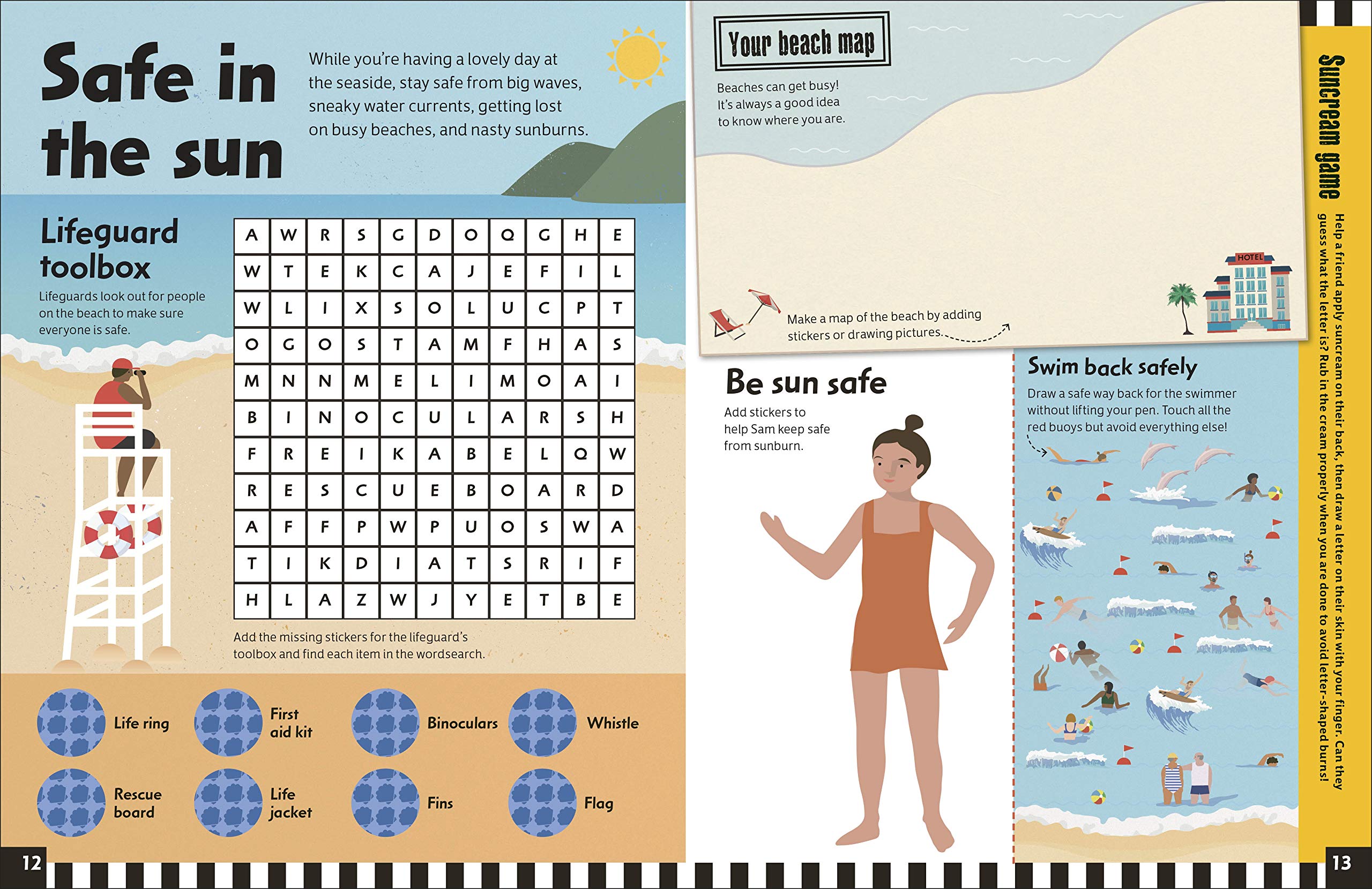 At the Seaside Activity Book: Includes more than 300 Stickers (DK)