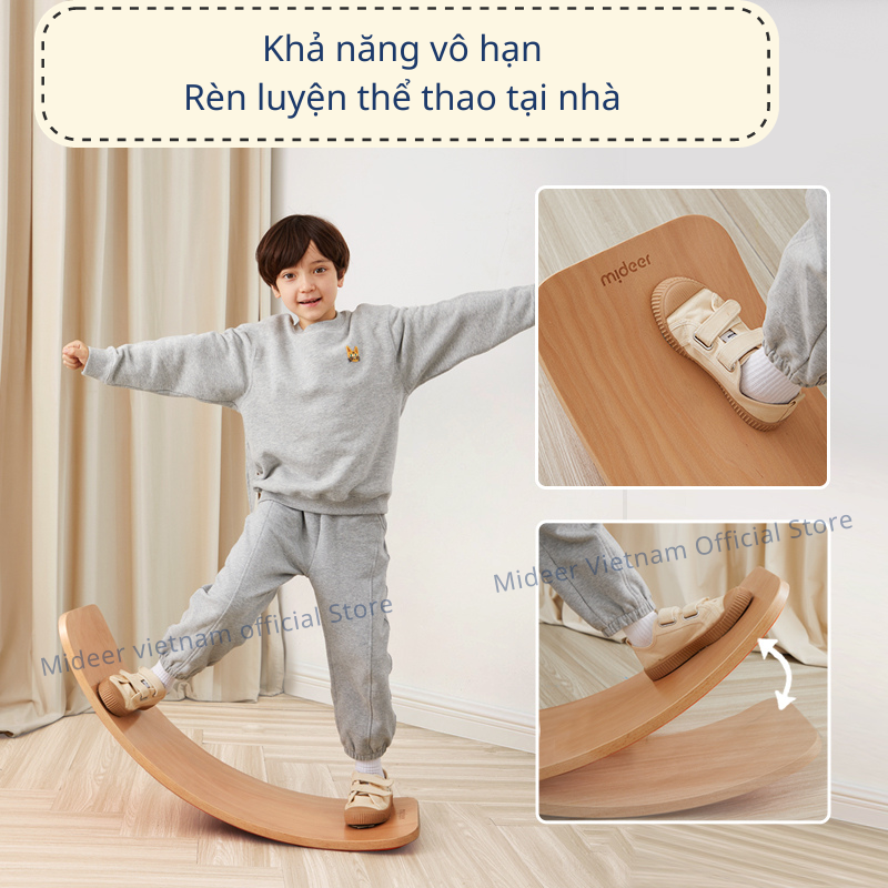 Ván thăng bằng, ván cong bập bênh Mideer Wobble Balance Board