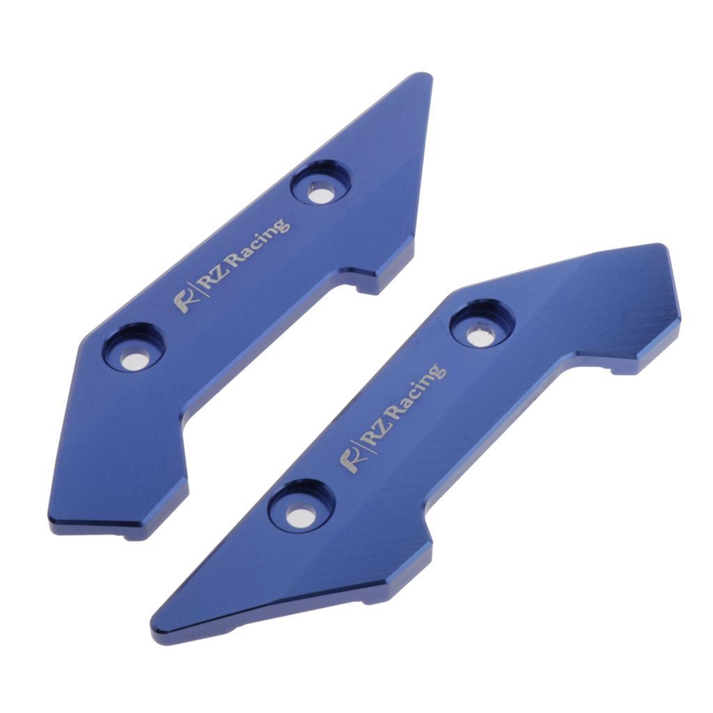 Pair Blue Motorcycle Split Windshield Side Trim For  /AEROX155