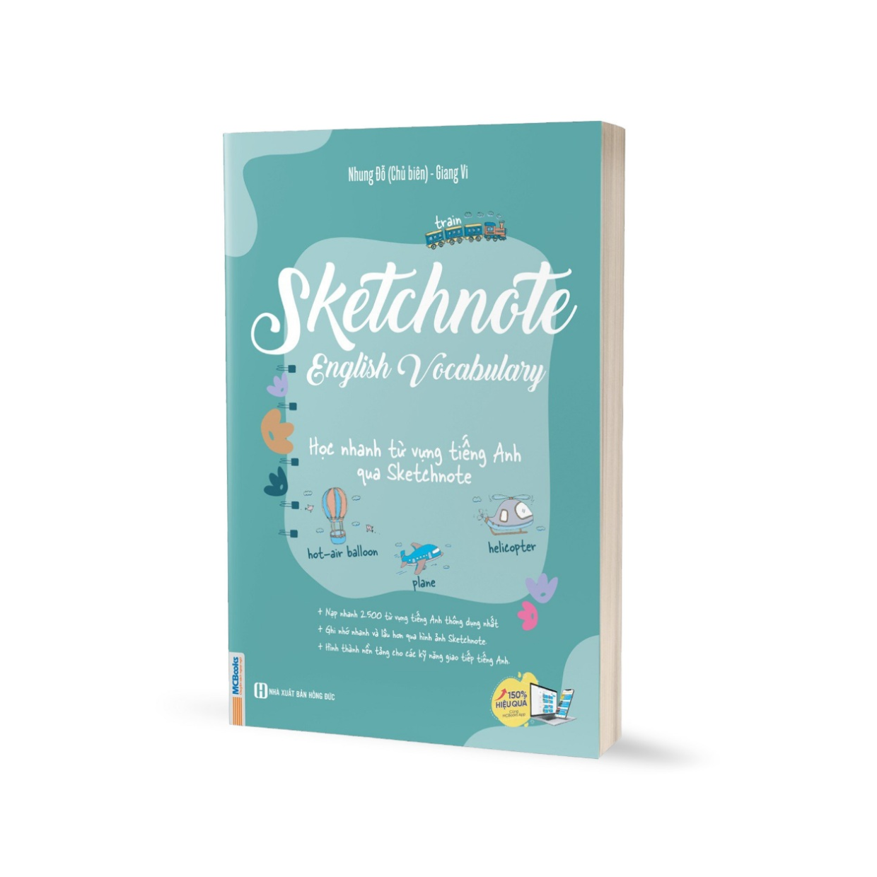 Sách - Sketchnote English Vocabulary - Học nhanh từ vựng tiếng anh qua Sketchnote - MCBooks