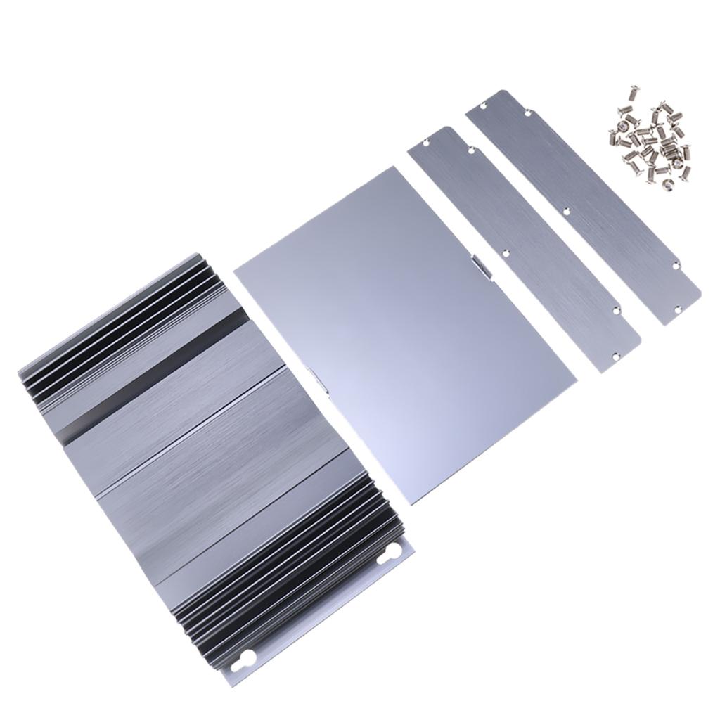 250x140x53mm Aluminum PCB instrument Box Enclosure DIY Electronic Case NEW