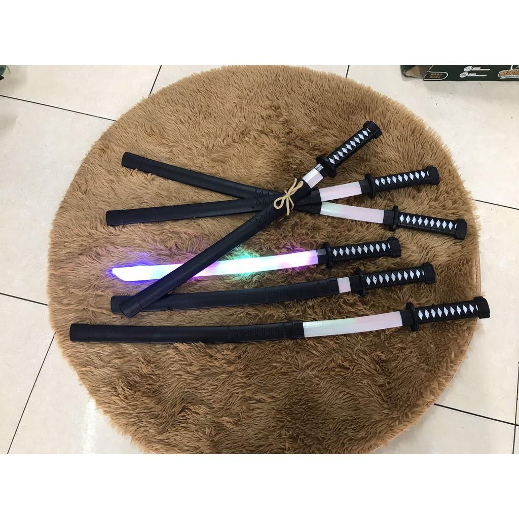 Kiếm phát sáng katana LANLAN KIDS đồ chơi kiếm ánh sáng nhựa có đèn và âm thanh