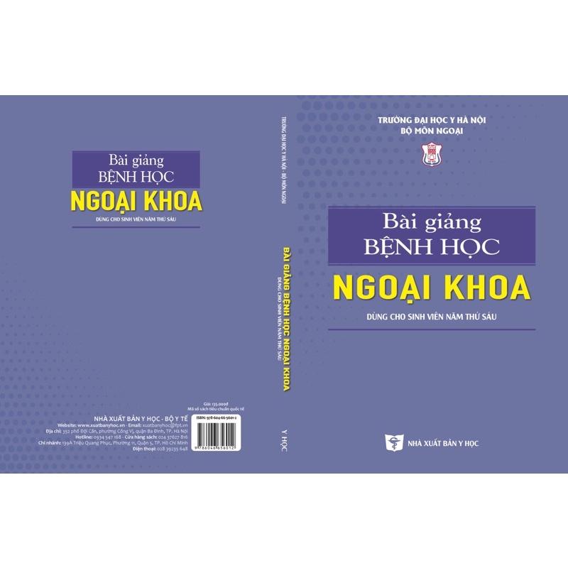 Sách - Bài giảng bệnh học ngoại khoa (Y6) 2022