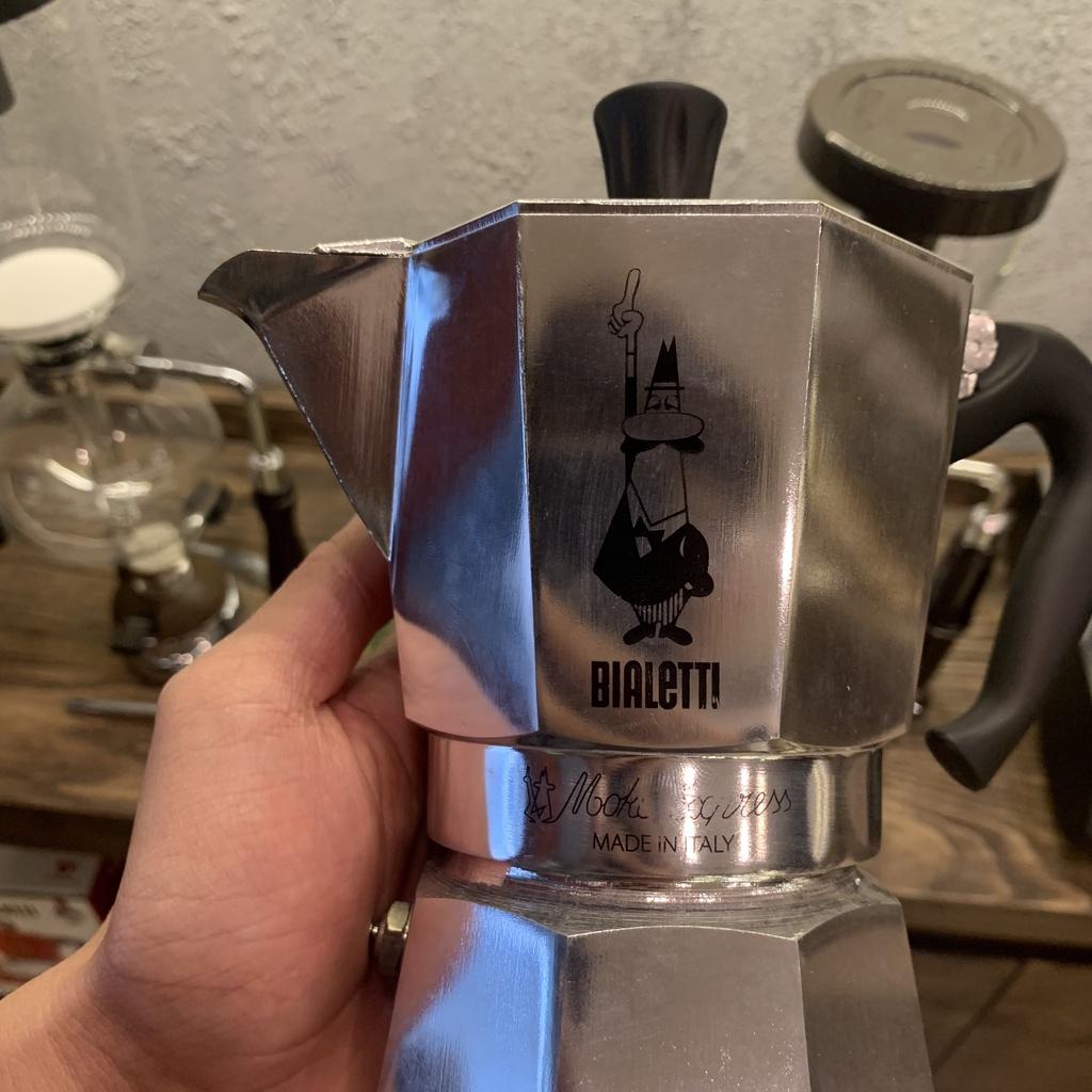 Ấm pha cà phê Espresso Moka Pot Bialetti 3 cup và 6 cup | Made in Italia