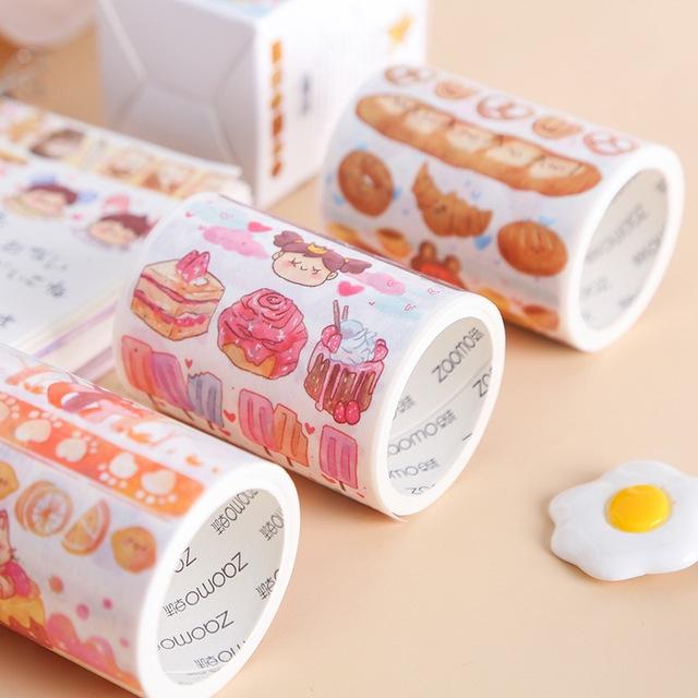 1 cuộn băng keo Washi hoạt hình dễ thương trang trí sổ tay DIY