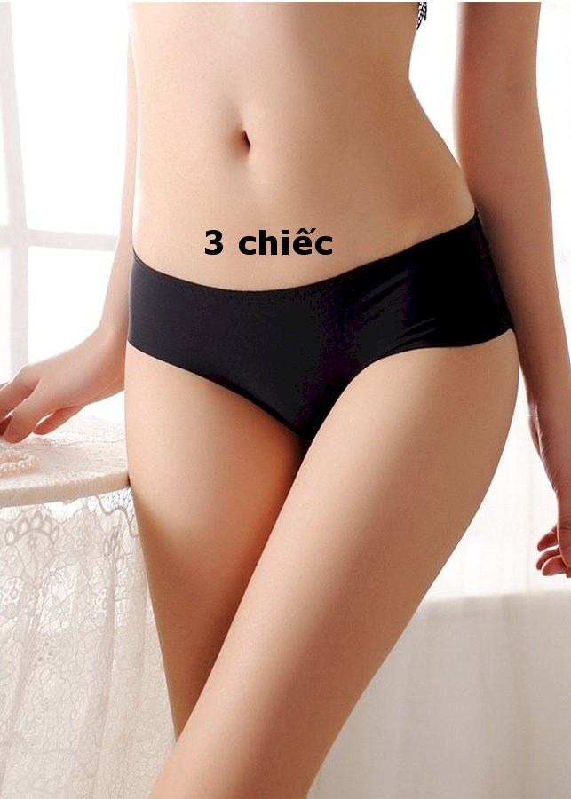 Combo 3 quần lót đúc su QCP22319 - Đen