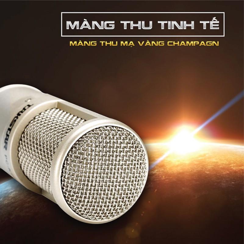 Mic thu âm Takstar PC-K200 Thu Âm Hát Livestream Phòng Thu Chuyên Nghiệp Âm Thanh Sống Động - Hàng Chính Hãng