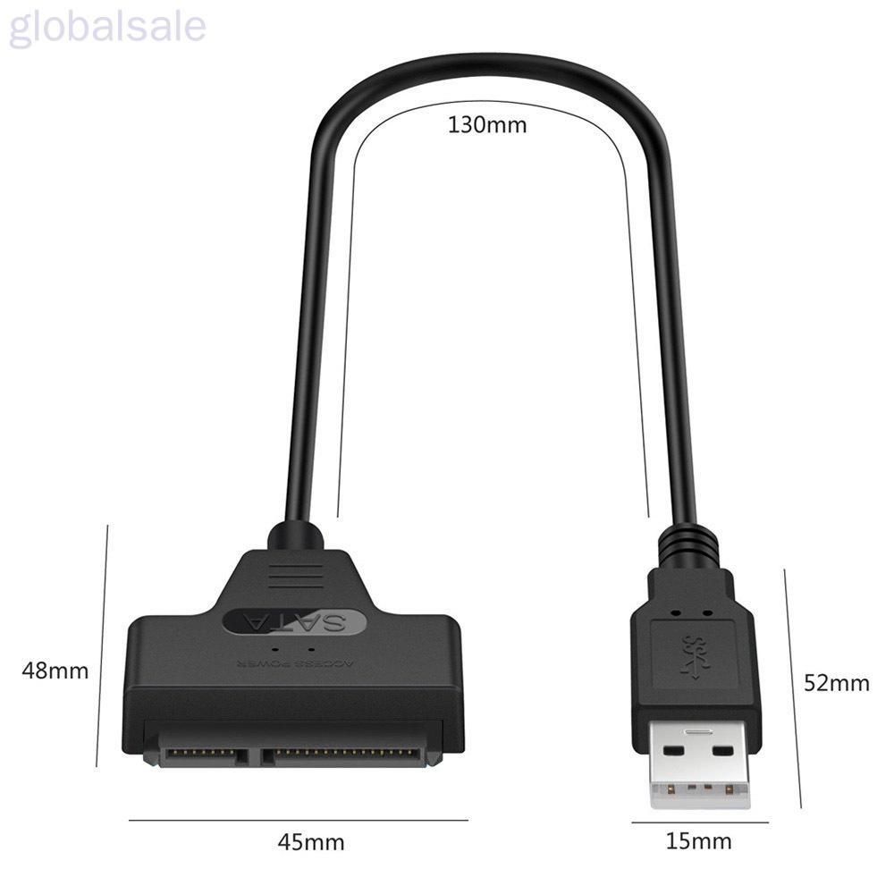 Dây Cáp Chuyển Đổi Ổ Cứng Hdd Sata 3 Sang Usb Ssd 2.5 Inch Với 22 chấu Usb 2.0