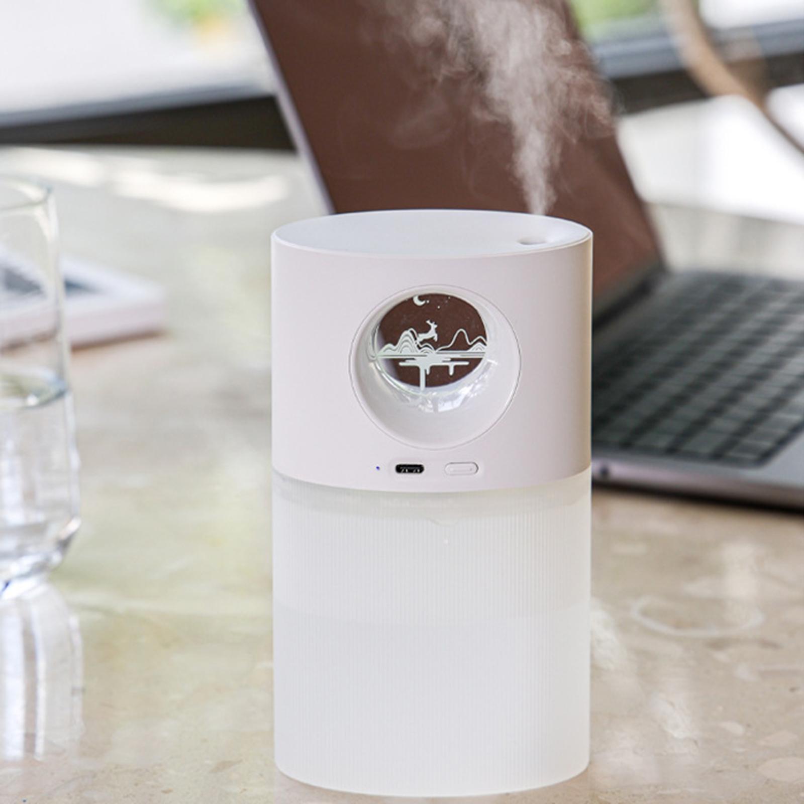 Cool Mist Humidifier Mini Night Light Silent for Bedside Travel Bedroom
