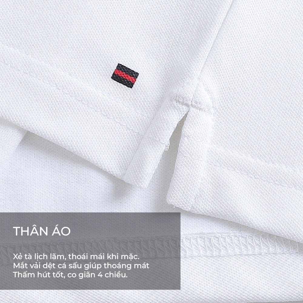 Áo polo nam, áo thun nam có cổ in hoạ tiết chất liệu cotton CVC cao cấp, dáng thể thao slimfit trẻ trung LEBRO TPL23-03