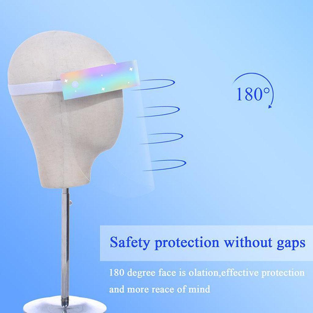 Safety Full Face Shield Child Washable Protect Cover Face Mask Visor