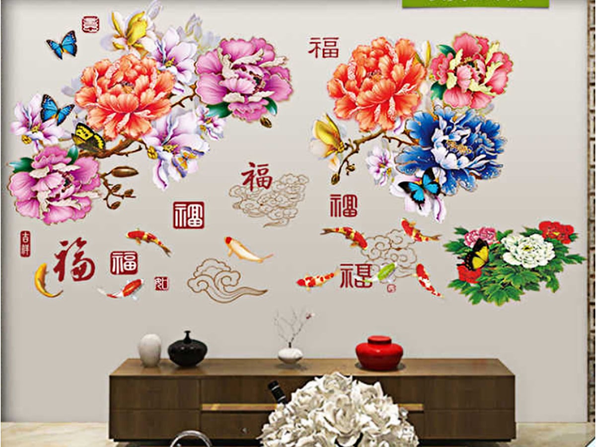 DECAL MẪU ĐƠN ĐỎ