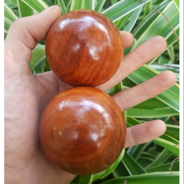 Bi Lăn Tay Hạt Gỗ Hương 6cm