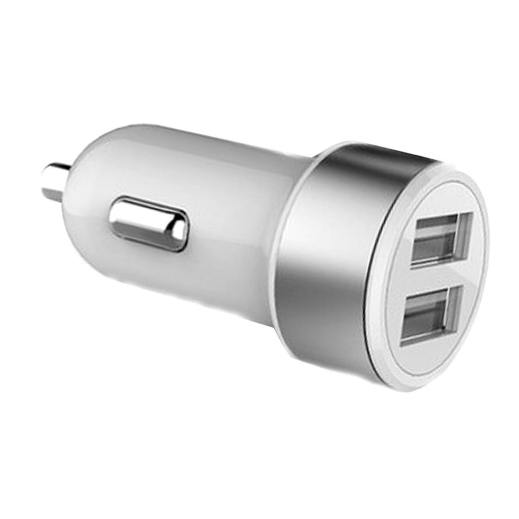 LED Dual USB Car Charger Adapter Socket Lighter For Phones