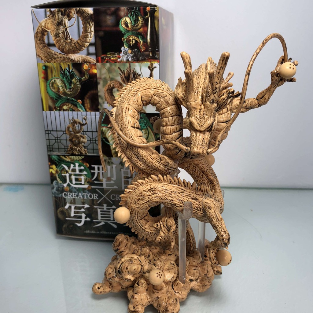 Mô Hình Dragon Ball Z Rồng Thiêng Shenron Giả Gỗ - Cao 15cm