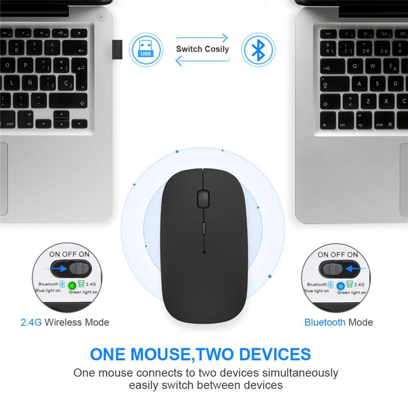 Bàn Phím Bluetooth Mini Và Chuột Không Dây Bàn Phím Chuột Combo Nga Cao Su Keycaps Sạc Chuột Cho Ipad Laptop