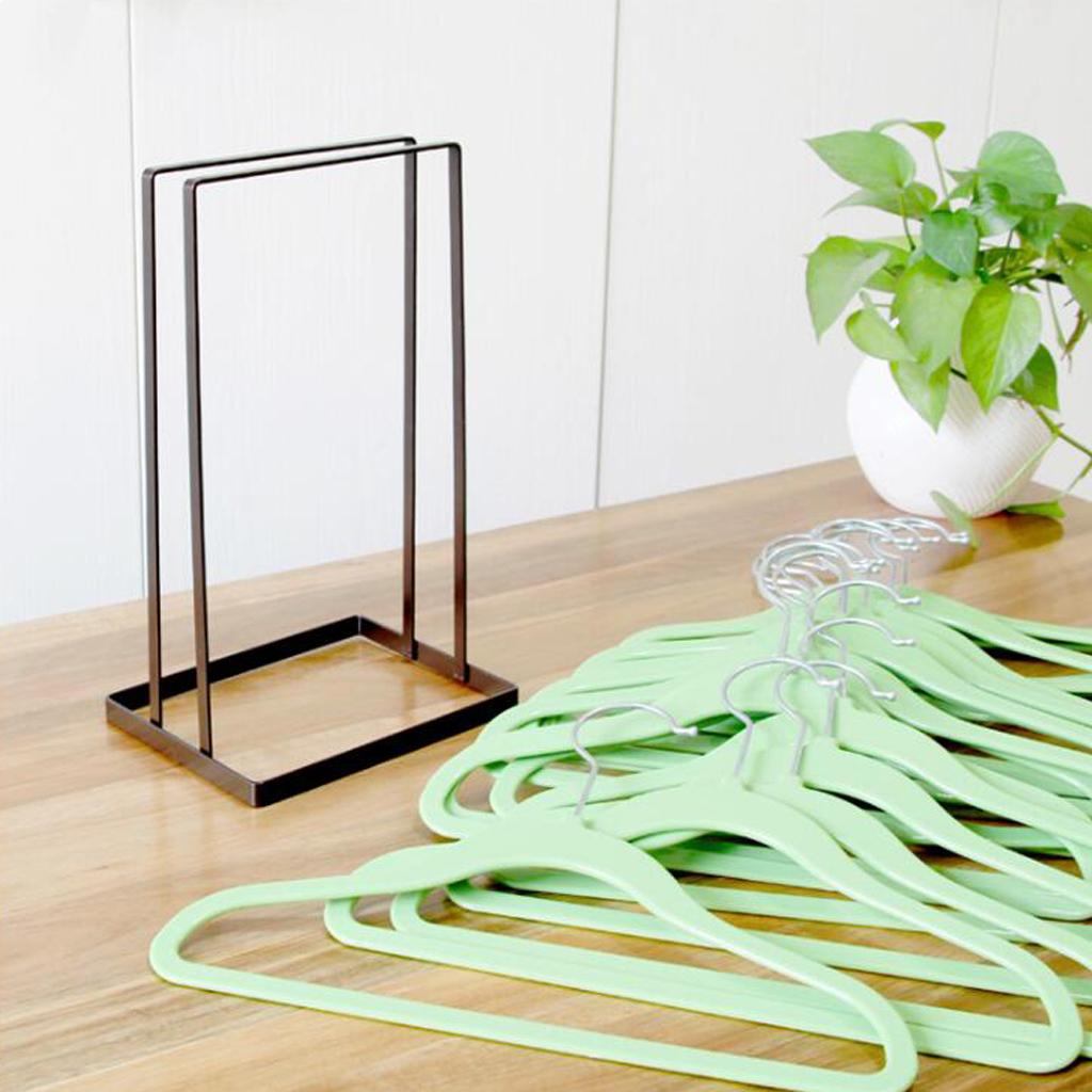 Iron Laundry Hanger Storage Rack Clip Organizer Stand Bathroom Towel Shelf