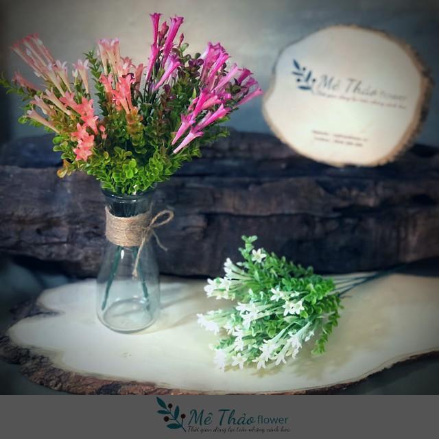 Lọ Thủy Tinh Trang Trí Dây Thừng, Bình Decor Phong Cách Vintage Cắm Hoa Trang Trí, Decor Bàn Làm Việc Của Mê Thảo Flower