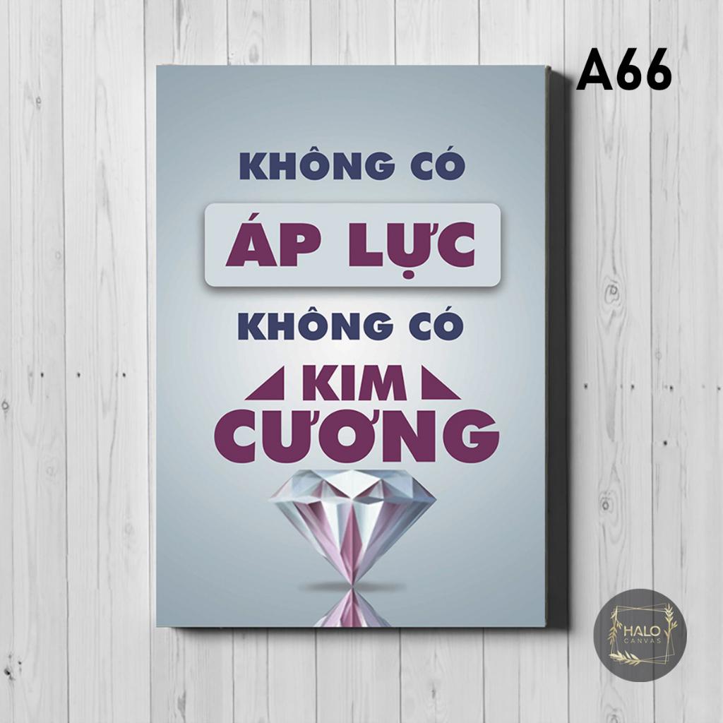 Tranh động lực slogan văn phòng treo tường trang trí dễ dàng bằng đinh 3 chân hot nhất - Halo Decor