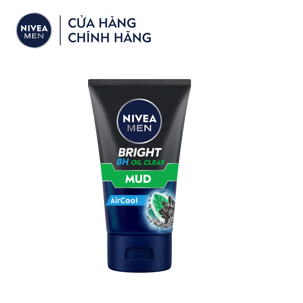 Sữa Rửa Mặt NIVEA MEN Hạt Mát Xa Sạch Nhờn Mát Lạnh - 88880