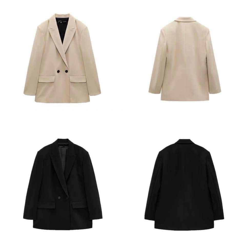 ÁO KHOÁC BLAZER TRƠN 2 LỚP NỮ