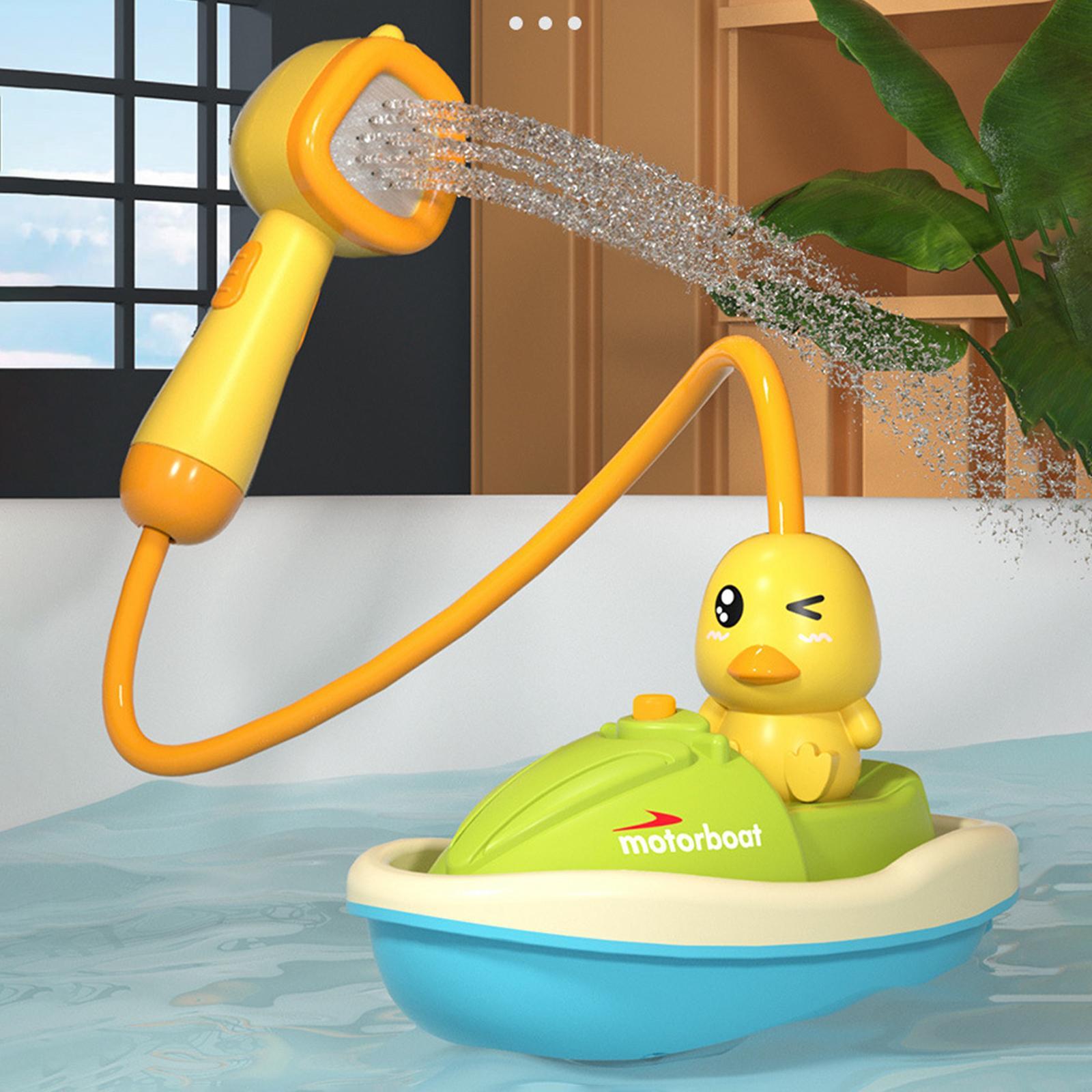 Bath Toys Cute Duck,Electric Water Spray Bathroom Bathing Toys,Kids Bath and Shower Bathtubs Interactive Children Gifts