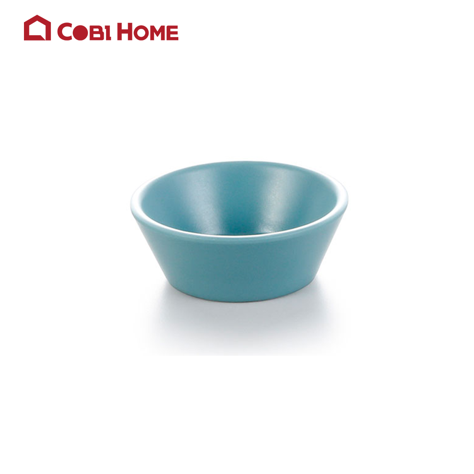 Chén chấm hình tròn màu xanh bằng melamine cao cấp