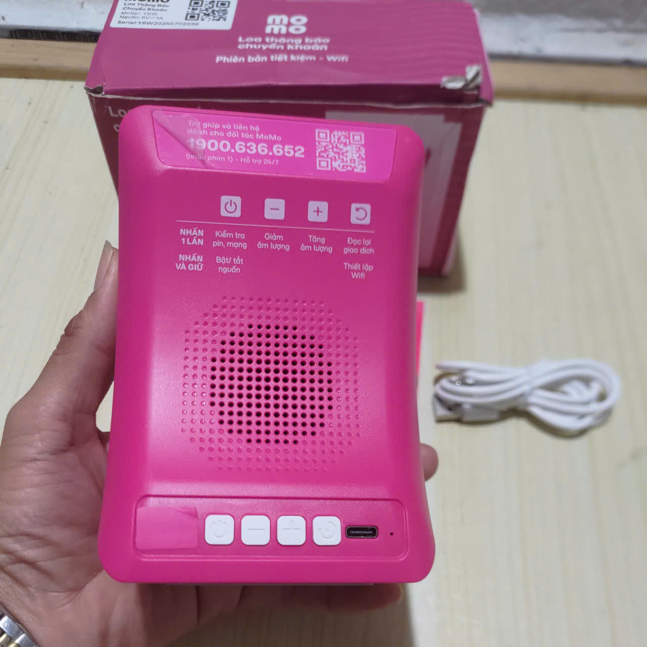 Loa Thông Báo Chuyển Khoản MoMo Tiền Về Trực Tiếp Ngân Hàng không mất phí Bản Tiết Kiệm