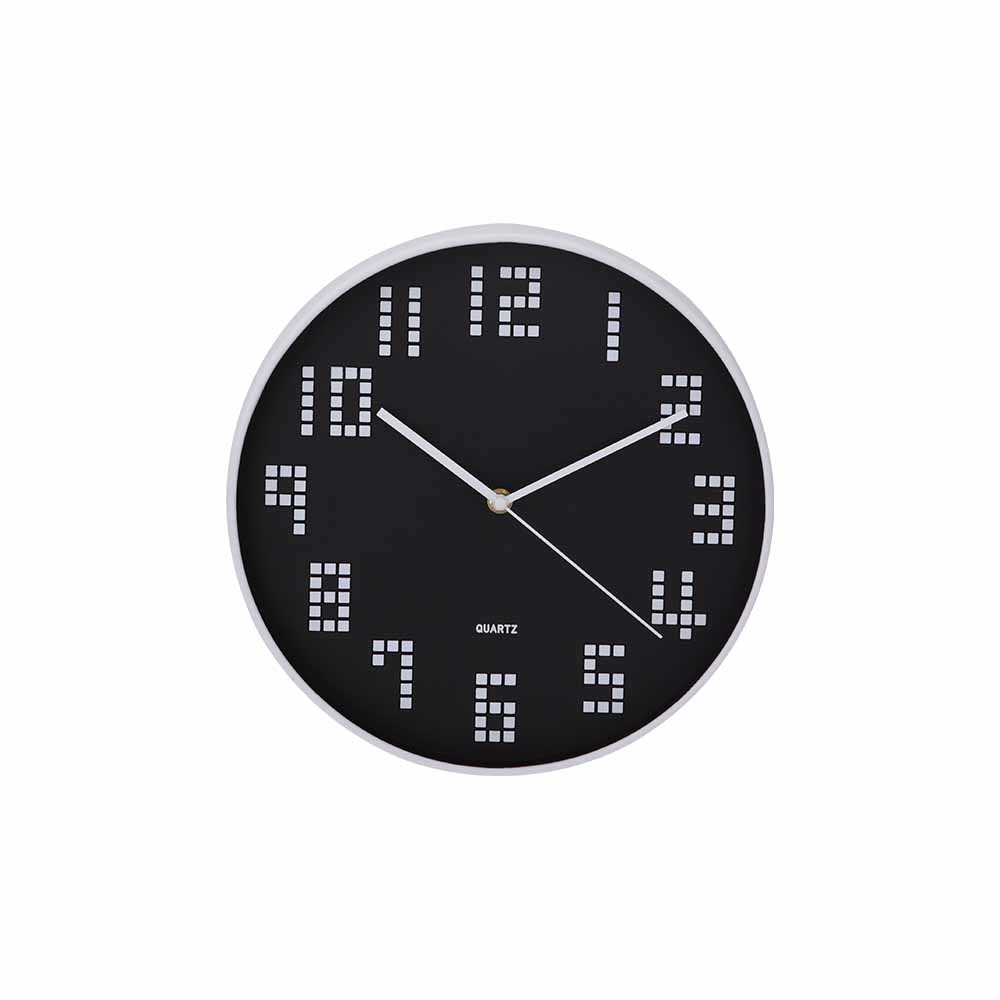 Đồng hồ treo tường trang trí nghệ thuật NICOLA kích thước 30 x 4,3 x 30 cm | Index Living Mall | Nhập khẩu Thái Lan