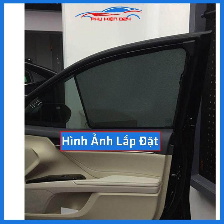 Bộ 4 rèm chắn nắng nam châm Camry 2019 khung cố định chống tia UV