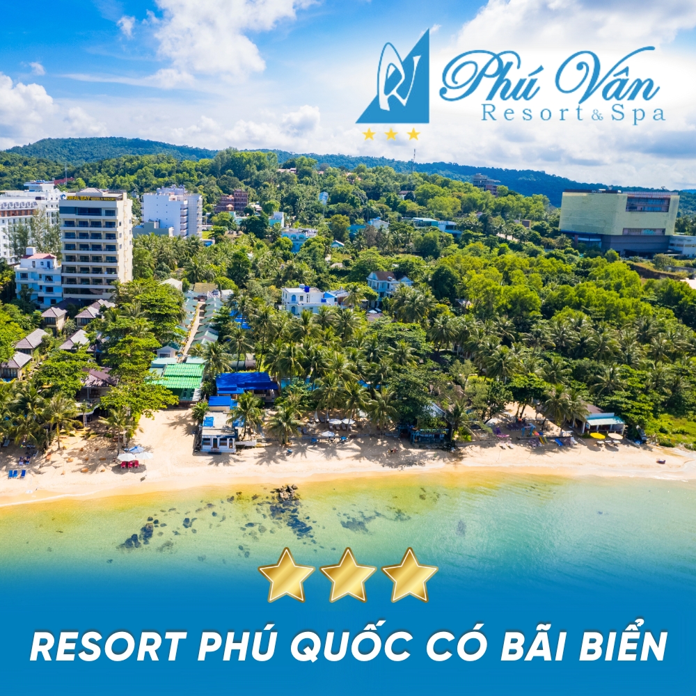 Hình ảnh Phú Vân Resort & Spa 3* Phú Quốc - Bữa Sáng, Hồ Bơi, Bãi Biển Riêng, Ngay Trung Tâm Đảo, Giá Tốt 2024