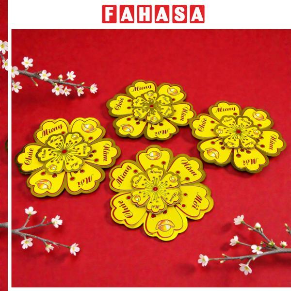 Bộ 4 Hoa Mai Lớn Trang Trí Tết - 68-4