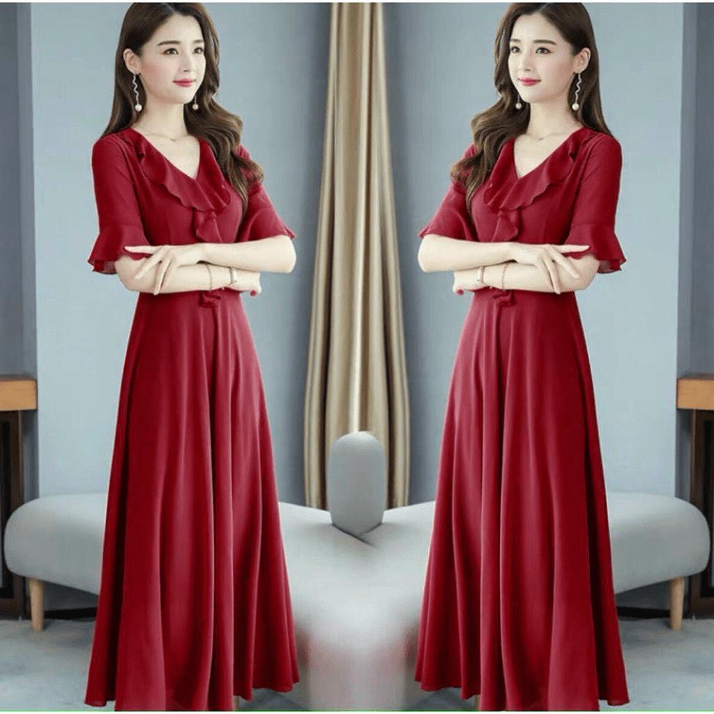 ĐẦM VOAN DỰ TIỆC NỮ SIÊU SANG