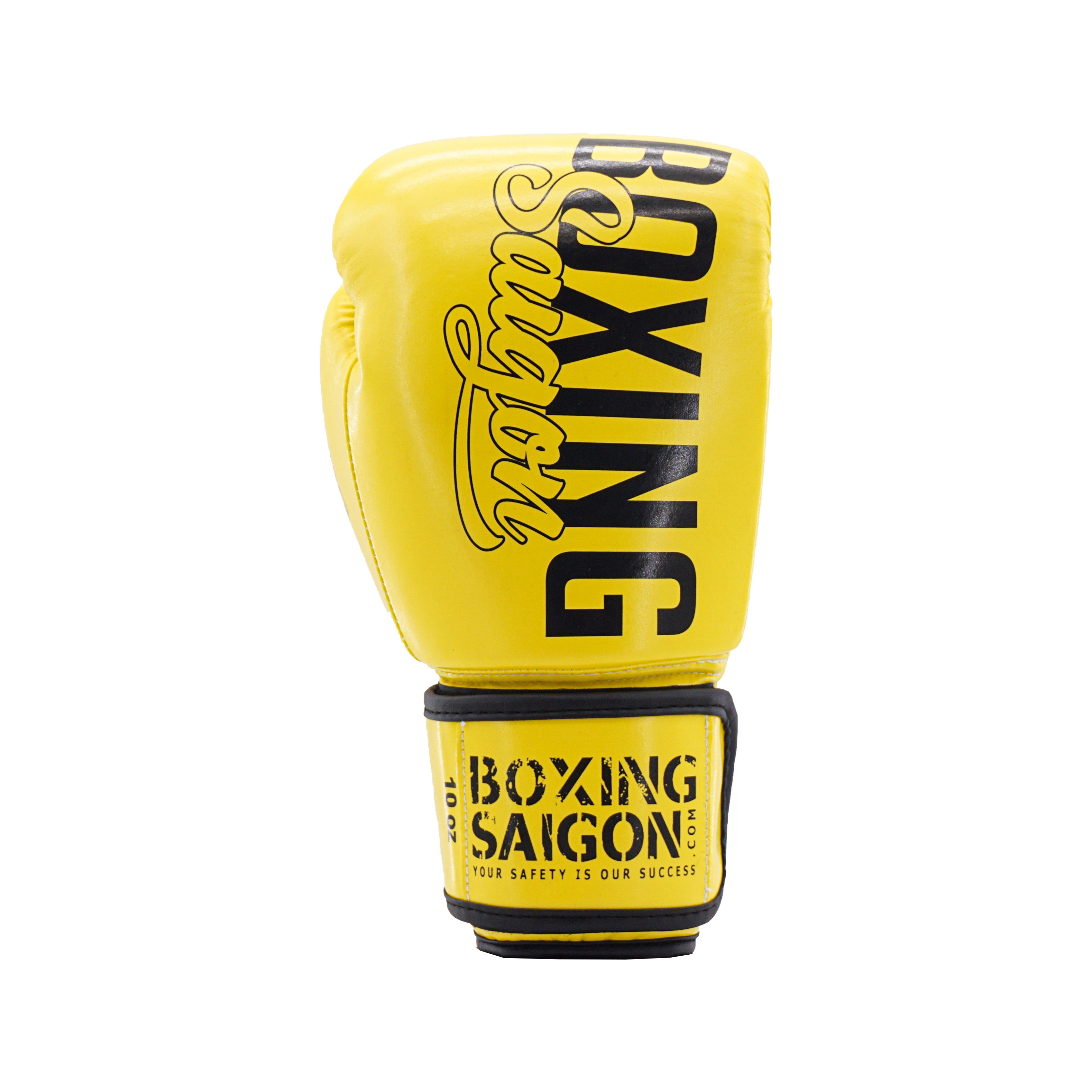 Combo Găng Tay Boxing Saigon + Băng Tay 4m5 (tặng túi rút) - Vàng