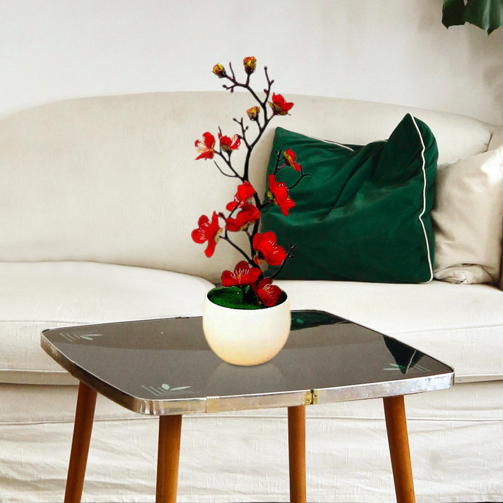 Artificial Flowers Table Party Decorations with Vase Arrangement for Wedding