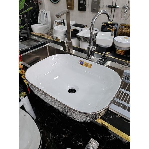 Lavabo đặt bàn ánh bạc