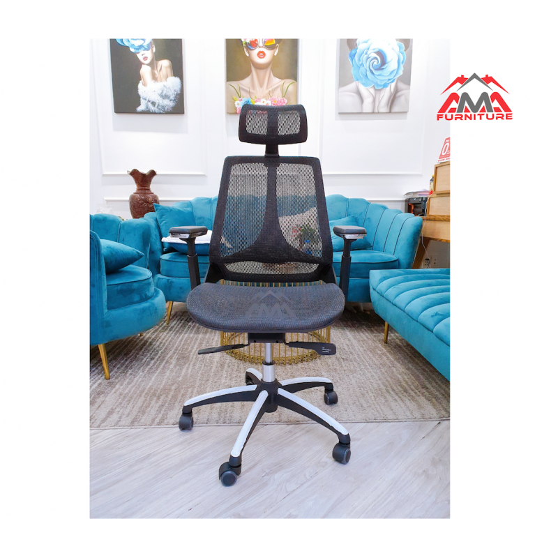 Ghế Làm Việc Công Thái Học - Ergonomics Ngả Lưng Thư Giãn AMA-CM-B107A-4