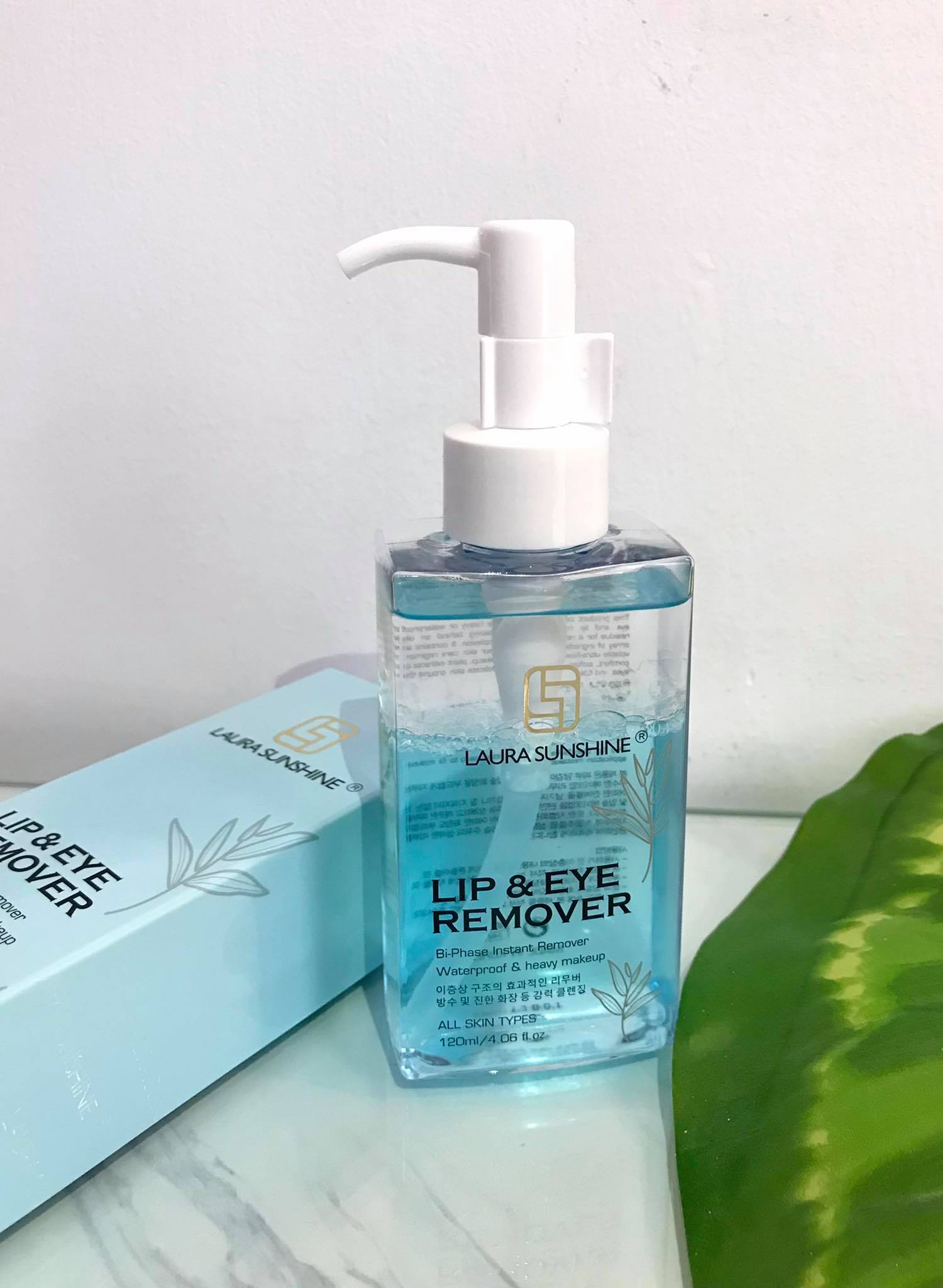 NƯỚC TẨY TRANG MẮT MÔI 2 LỚP HÀN QUỐC LAURA SUNSHINE LIP &amp; EYE REMOVER NHẬT KIM ANH