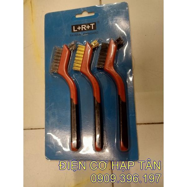 Bộ 3 bàn chải sắt - chà rỉ sét, đánh bóng