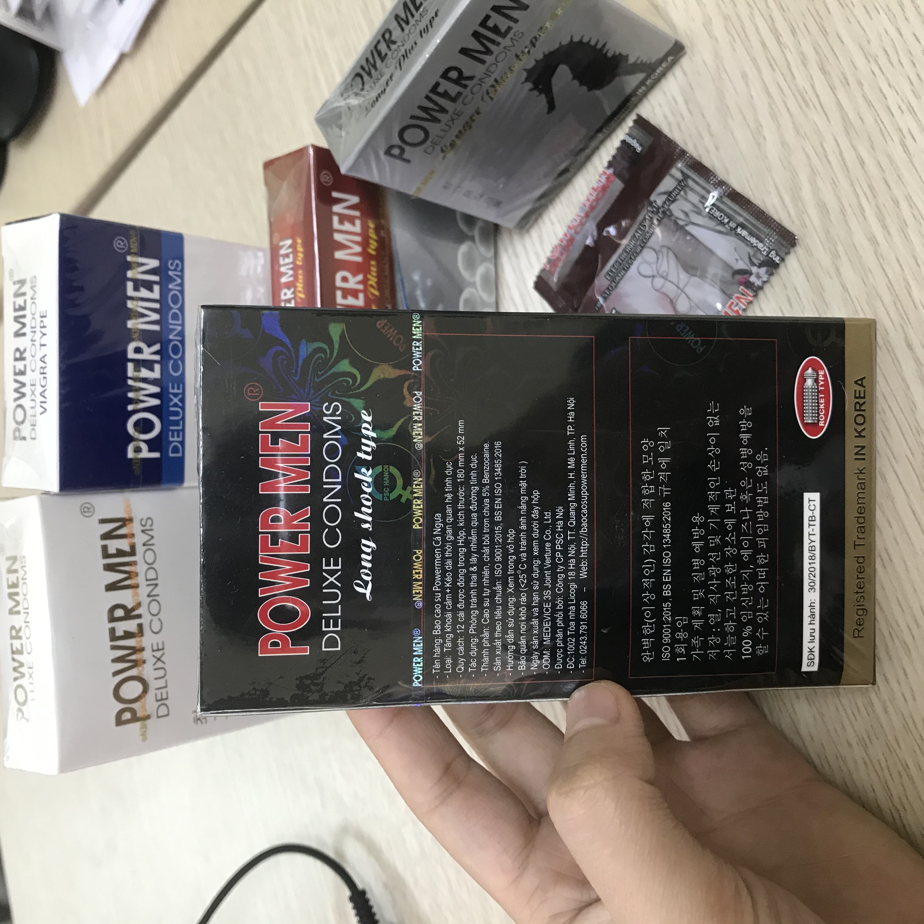 Bao Cao Su Power Men Long Shock 12 Chiếc