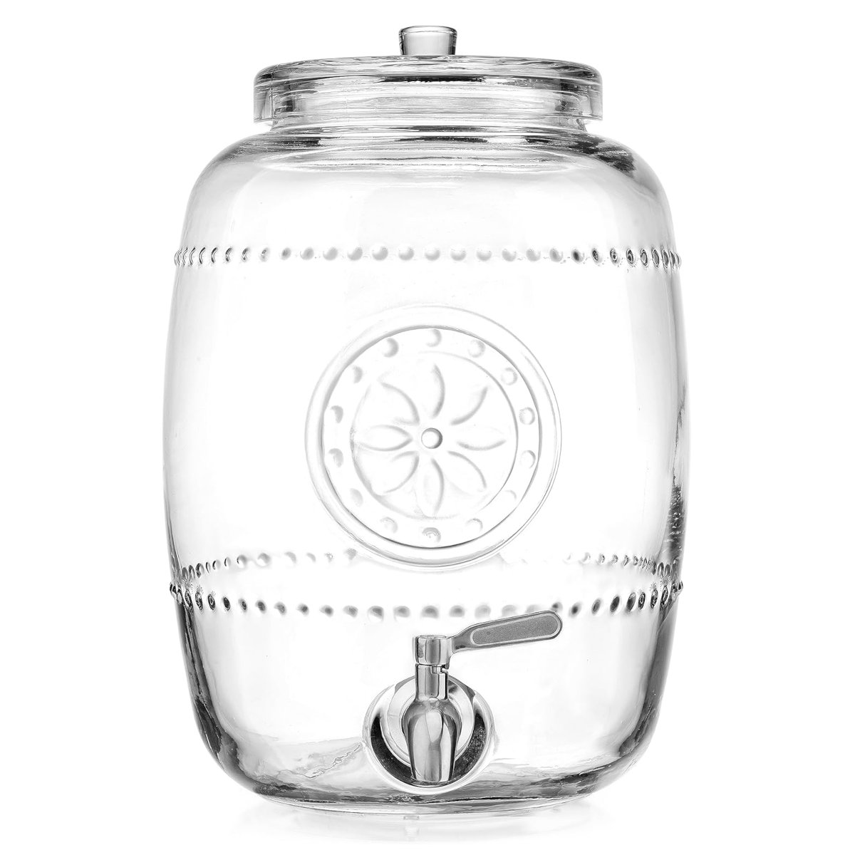 Bình ngâm thuỷ tinh có vòi rót Inox Aus Glas LBL1223 dung tích 8.5L chuẩn Đức