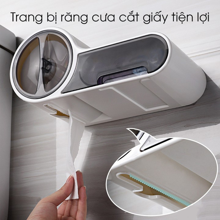 Hộp giấy vệ sinh dán tường cao cấp SQ-5262