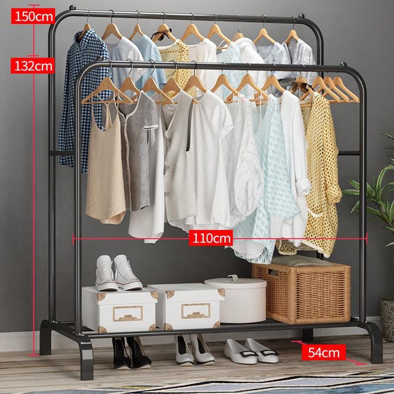 Kệ phơi quần áo, GIÀN PHƠI ĐEN sắt sơn tĩnh điện