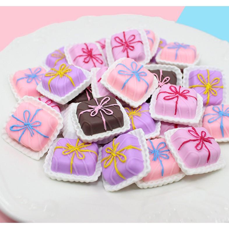 Mô hình đĩa bánh chưng trang trí tiểu cảnh, nhà búp bê, Dollhouse DIY quà tặng trang trí