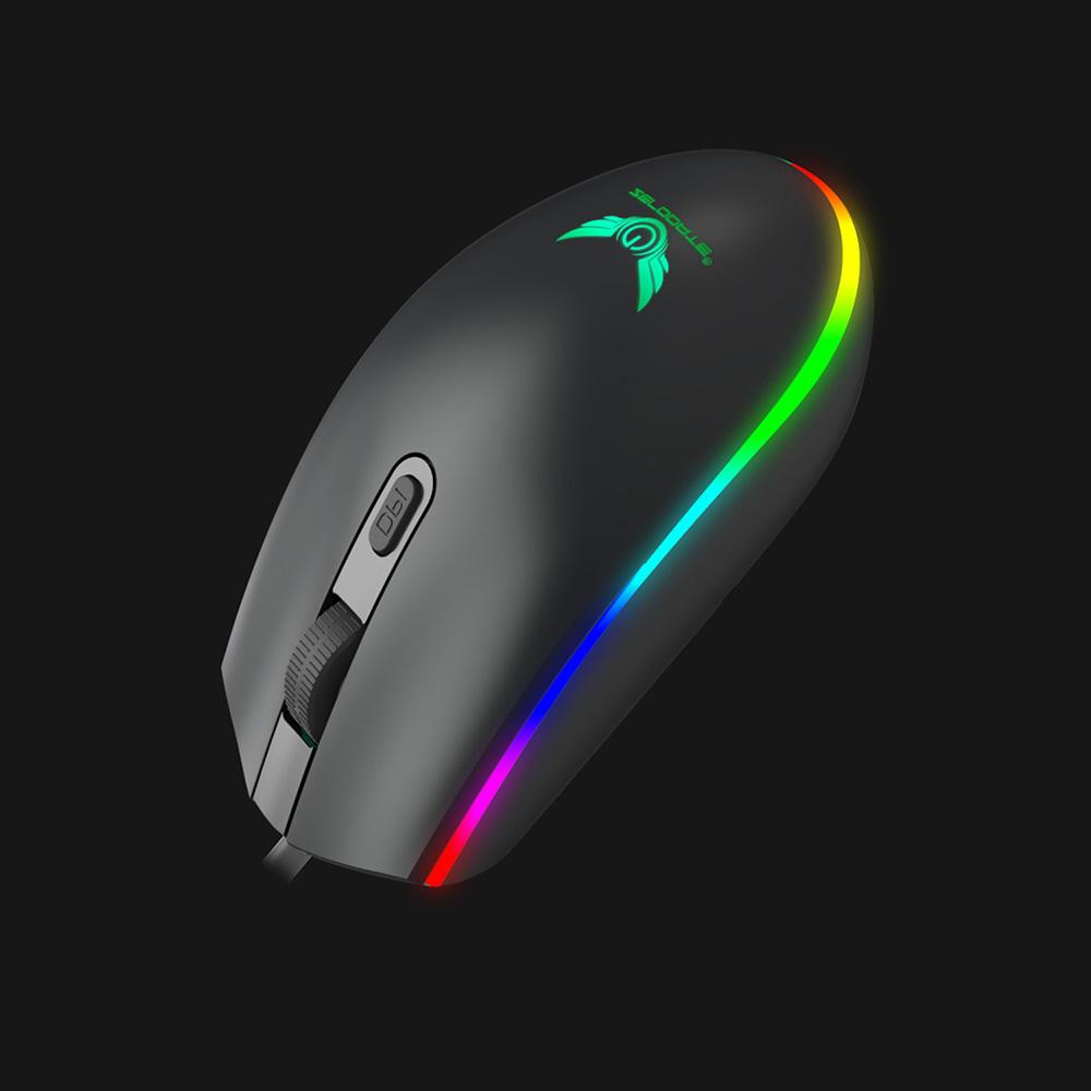 Chuột chơi game máy tính ZERODATE S900 1600DPI 4 nút đèn nền LED RGB