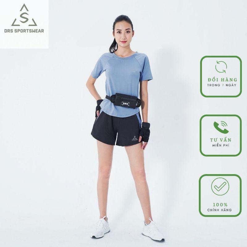 Áo thun tập gym DRS, cộc tay form thoải mái thoáng mát, thấm hút tốt.DRN06