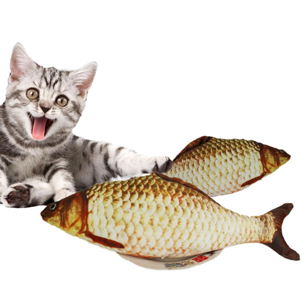 Cá Nhồi Bông Catnip Đồ Chơi Cho Mèo Vui Vẻ - Phụ Kiện Cho Thú Cưng