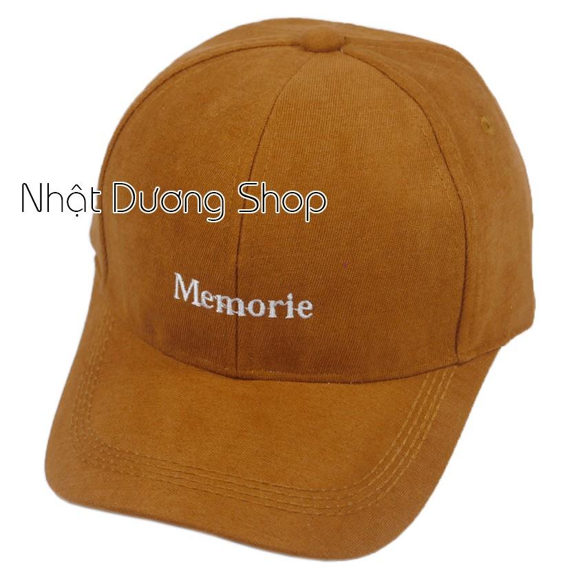 Nón kết memorie chất liệu vải nhung mềm mượt thích hợp cho cả nam và nữ