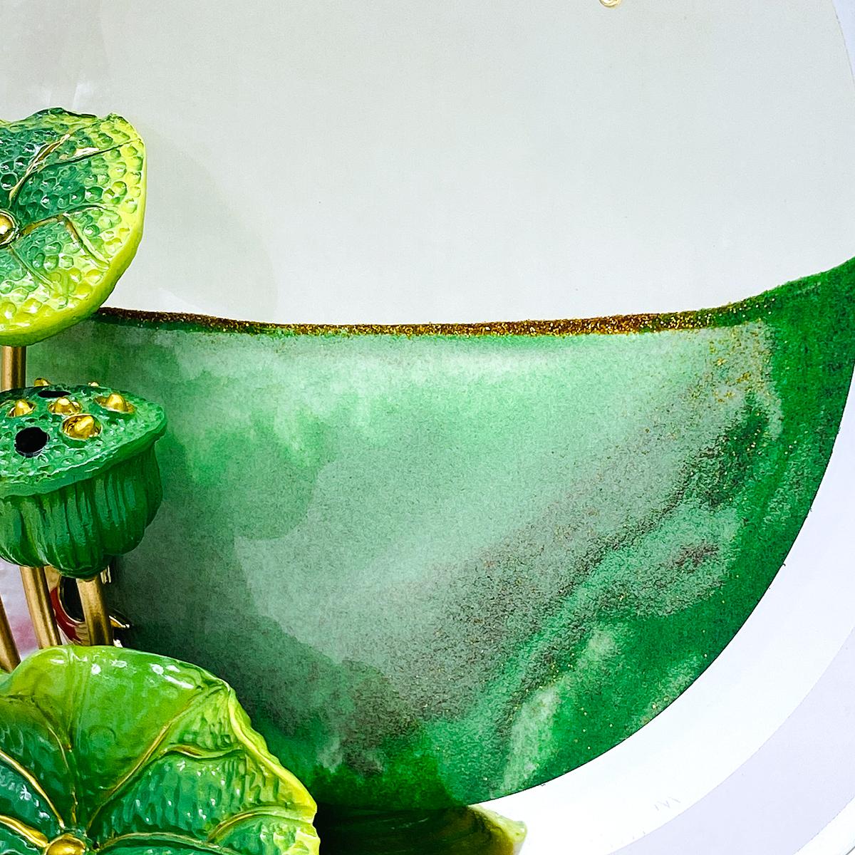 Tranh Cát Hoa Sen May Mắn 26.5 cm - ZSG